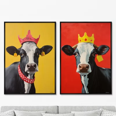 Набор из двух постеров на холсте Beauties 75X105 / 75X105 CM 8