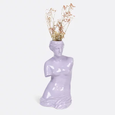 Ваза для цветов venus, 31 см, лиловая 7