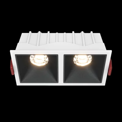 Встраиваемый светильник Альфа LED белый прямоугольный 3