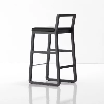 Барный стул с лаконичным дизайном Midori 93X49X42 СM черный 4
