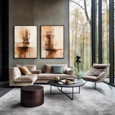 Набор из двух постеров на холсте The rusty breeze 75X105 / 75X105 CM 4