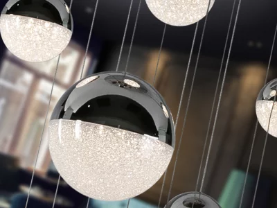 Люстра Sphere 14L хромированная D60 DIMABLE 60X180 CM 5