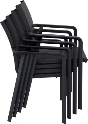 Стул садовый Pacific 57X62X90 CM чёрный 7