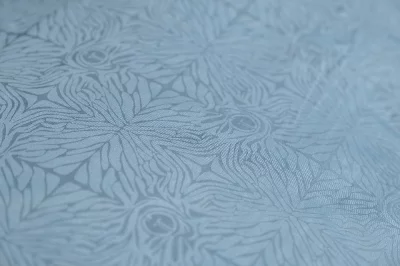 Комплект постельного белья Муар, сине-зеленый, полуторный 145X210 CM 8
