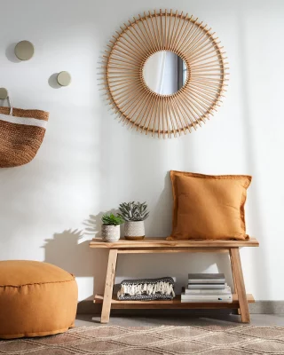 Скамья из тика Safara 100X26X46 CM 5