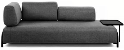 Диван трансформер Compo 232X98X82 CM тёмно серый 12