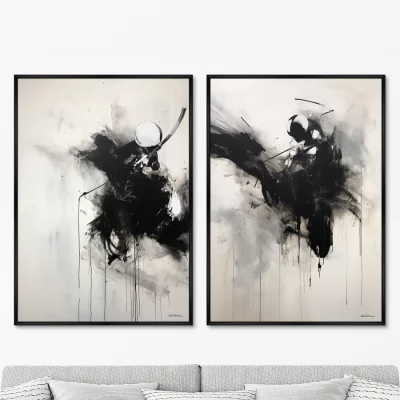 Набор из двух постеров на холсте The passion of Polo 75X105 / 75X105 CM 8