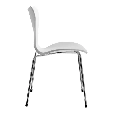 Комплект из 2 стульев Seven Style белый с хромированными ножками 48X53X80 CM 3