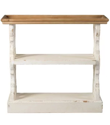 Пристенная консоль Античность с 2 полками 90X36X81.5 CM 8