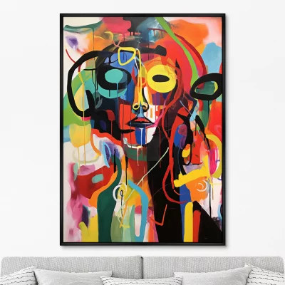 Постер на холсте Vibrant mindsets 75X105 CM 6