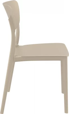 Стул пластиковый Monna 45X53X82 CM 4
