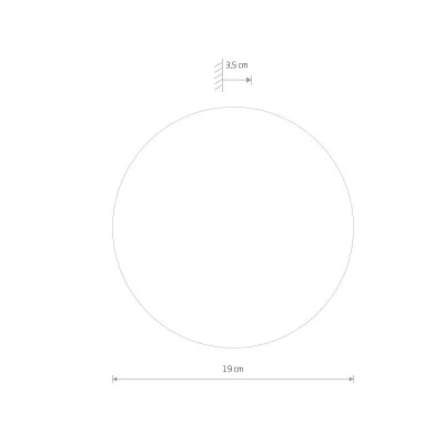 Настенный декоративный светильник Ring Led 3