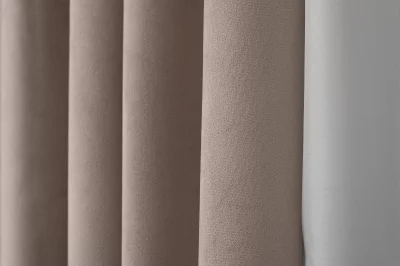 Портьера Silkу бежевая димаут 260X275 CM 4