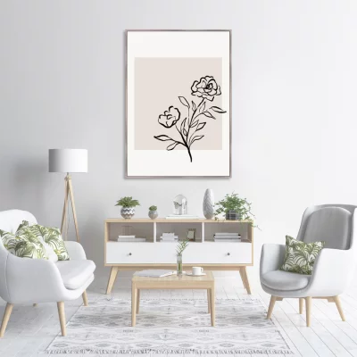 Репродукция на холсте No words needed just roses 75X105 CM 3