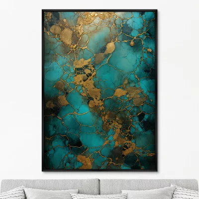 Постер на холсте Malachite melancholy 75X105 CM 6