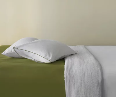 Две наволочки из сатина Meditation Olive 50X70 / 50X70 CM 4