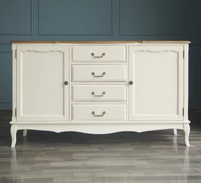 Бежевый комод Леонтина с дверками и ящиками 160X42X91 CM 16