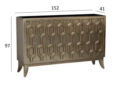 Комод Garda Decor 152X97X41 CM 6