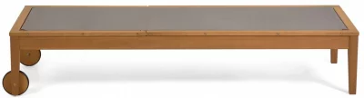 Шезлонг из эвкалипта Caterin 200X70X37-94 CM бежевый 4