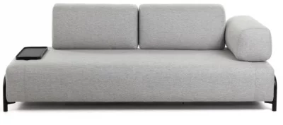 Кушетка трансформер Compo 232X98X82 CM серого цвета 7