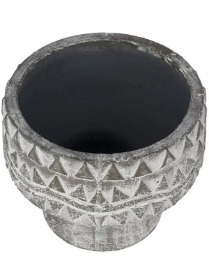 Декоративное кашпо из терракоты 25X25X21 CM 19