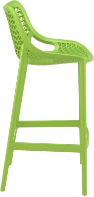 Стул пластиковый барный Air 45X53X105 CM зелёный 5