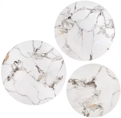 Комплект из трёх столиков Gilda 80X80X50 / 60X60X45 / 45X45X40 CM 8