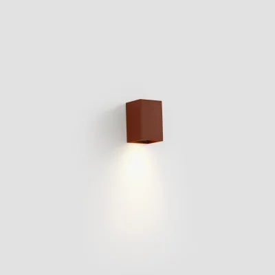 Квадратный настенный светильник LUNE терракотовый 10X6.5X8 CM 4