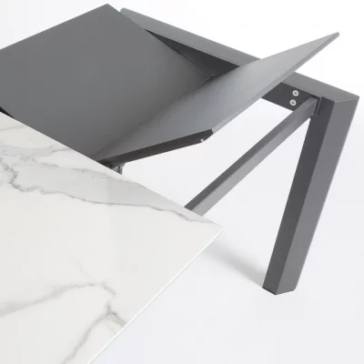 Раздвижной стол с керамической столешницей Axis 120-180X80X76 CM 5
