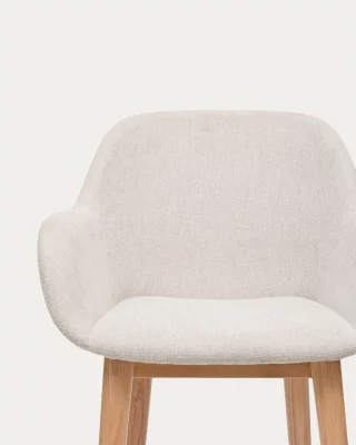 Стул Konna из бежевой ткани и массива ясеня в светлом исполнении 65 CM 4