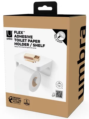 Держатель для туалетной бумаги Flex Adhesive 16X11X8 CM 11
