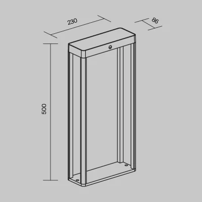 Светильник Outdoor Pir 23X9X50 CM 7
