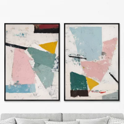 Набор из двух постеров на холсте Regatta 75X105 / 75X105 CM 8