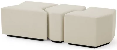 Комплект из трёх табуретов Filbert 52X51X46 / 60X51X46 / 70X51X46 CM 5