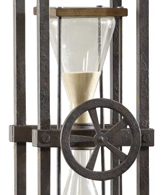 Напольные часы в стиле стимпанк Hourglass 47X44X197 CM 4