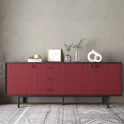 Комод Emerson 190X45X75 CM Red 4