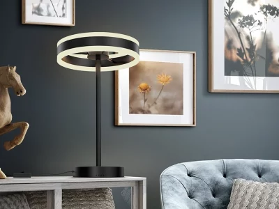 Настольная лампа Helia LED черный матовый 30X49 CM 4