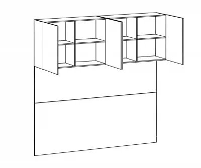 Композиция Modus 43 237X40X152 CM 3