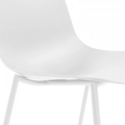 Стул на стальном каркасе Whatts 88X47X52 CM белый 4