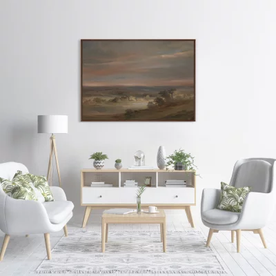 Постер на холсте A View on Hampstead Heath 105X75 CM 3