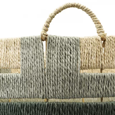 Корзина плетеная Bongo Sage Ethnic 41X41X52 CM 3