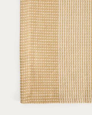 Бежевый хлопковый столовый дорожка Briven 50X150 CM 5