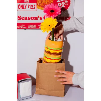 Ваза для цветов fast food, burger, 18 см 3