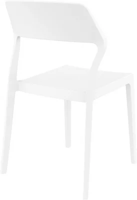 Стул пластиковый Snow 52X56X83 CM белый 3