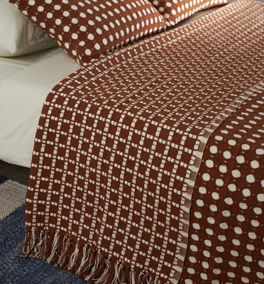 Покрывало из хлопка Polka Dots Essential 180X250 CM 3