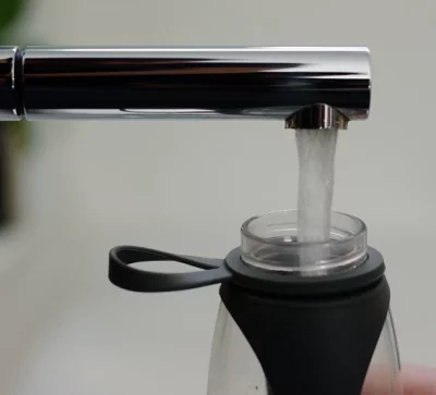 Эко-бутылка Eau Good Duo с фильтром 800 ml серо-голубая 10