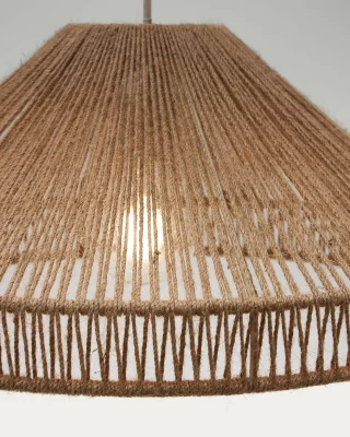 Подвесной абажур Pontos из джута с натуральной отделкой 45X20 CM 3