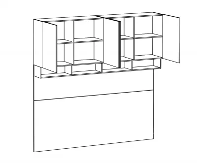 Композиция Modus 57 237X40X152 CM 3