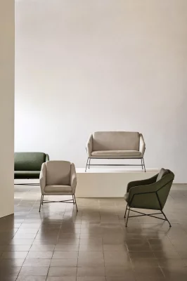 Двухместный диван Brida 128X73X82 CM 3