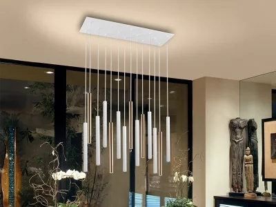 Подвесной светильник Varas 14L белый/золотой DIM 82X25X40 CM 6